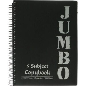 Jumbo Copy Book 5 Subject 200 Sheet