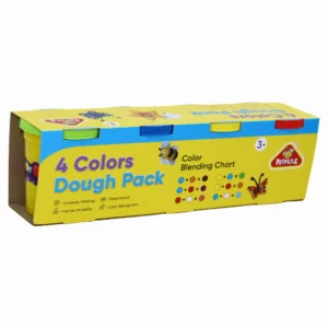 4 colors play dough