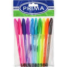 Prima 10 colored Pens
