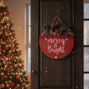 Merry & Bright Door Decor
