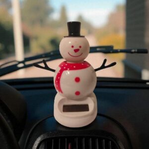 Car SnowMan Decor