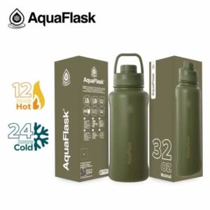 Aqua Flask Walnut 32oz