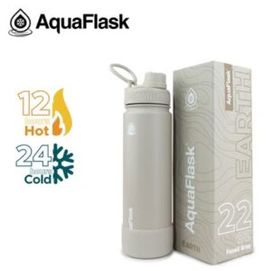 Aqua Flask Earth Grey 22oz