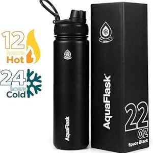 Aqua Flask Black 22oz