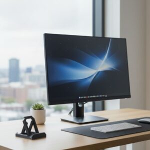 Phone holder in black