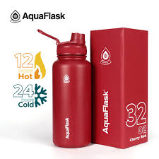 Aqua Flask Red 32oz